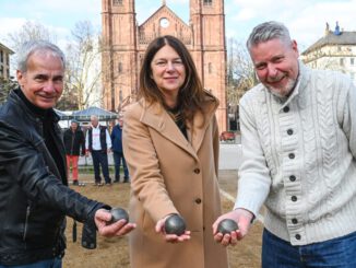 Luisenplatz: Boulebahnen nach Winterpause geöffnet und Verleih wieder nutzbar